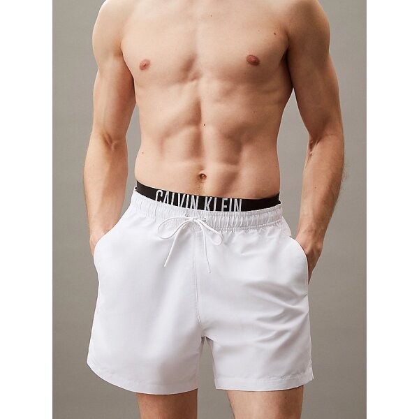Ανδρικό Μαγιο CALVIN KLEIN MEDIUM DOUBLE WB KM0KM01093 Λευκό - Image 1