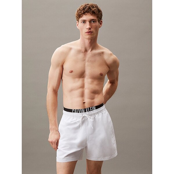 Ανδρικό Μαγιο CALVIN KLEIN MEDIUM DOUBLE WB KM0KM01093 Λευκό - Image 2