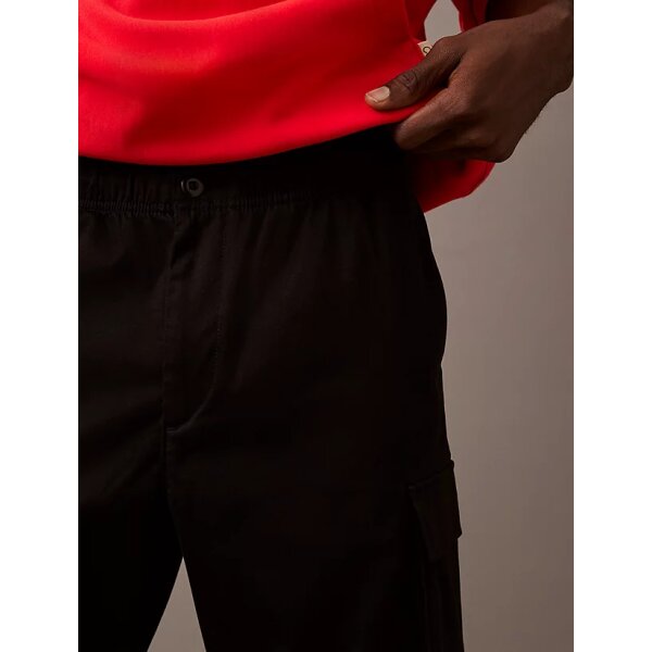 Ανδρικό Παντελόνι CALVIN KLEIN CO PULL ON STRAIGHT CARGO LV040EM616 Μαύρο - Image 3
