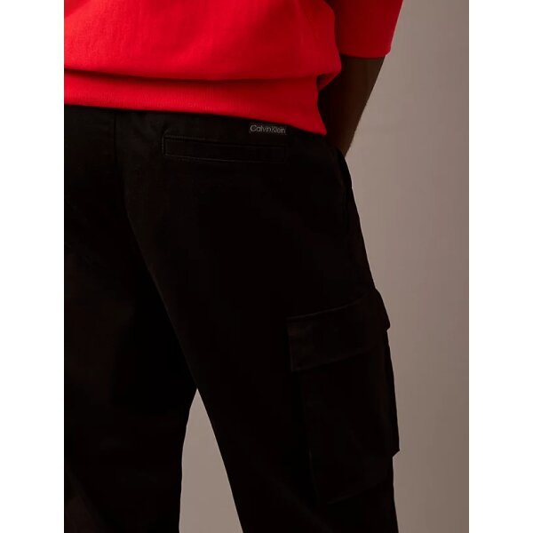 Ανδρικό Παντελόνι CALVIN KLEIN CO PULL ON STRAIGHT CARGO LV040EM616 Μαύρο - Image 2