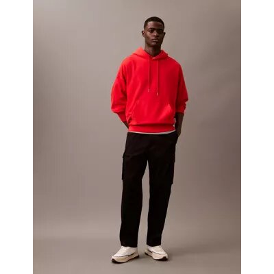 Ανδρικό Παντελόνι CALVIN KLEIN CO PULL ON STRAIGHT CARGO LV040EM616 Μαύρο