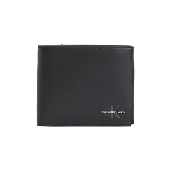 LV04G1013GUB1_FL-F1 Ανδρικό Πορτοφόλι CALVIN KLEIN JEANS MONO LOGO BIFOLD LV04G1013G Μαύρο - Image 1