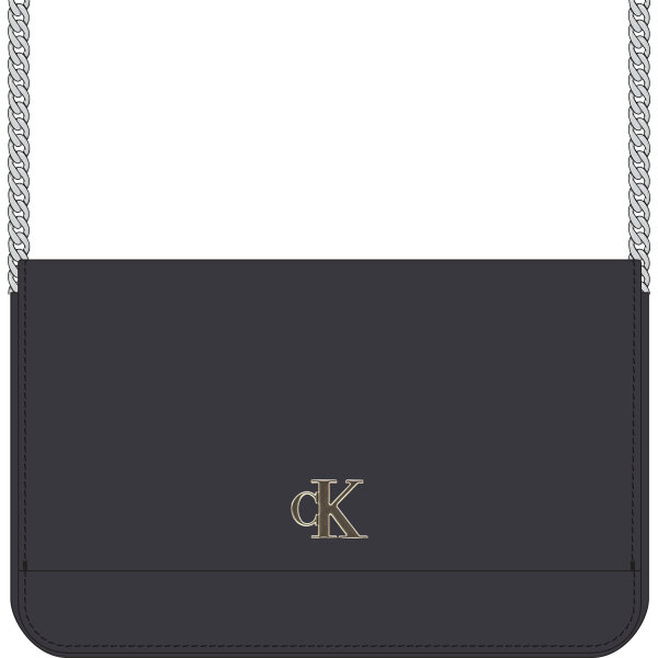 LV04K1027GUB1_F ΓΥΝΑΙΚΕΙΟ ΠΟΡΤΟΦΟΛΙ MINIMAL MONOGRAM EW FLAP PH/CB CALVIN KLEIN LV04K1027G-UB1 - Image 1