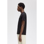 Ανδρική Μπλούζα FRED PERRY Crew Neck  M1600 Μαύρο - Image 2