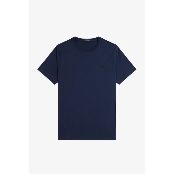 Ανδρική Μπλούζα FRED PERRY Crew Neck  M1600 Μπλε - Image 6