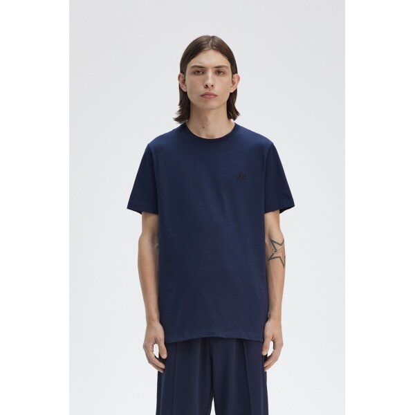 Ανδρική Μπλούζα FRED PERRY Crew Neck  M1600 Μπλε - Image 1