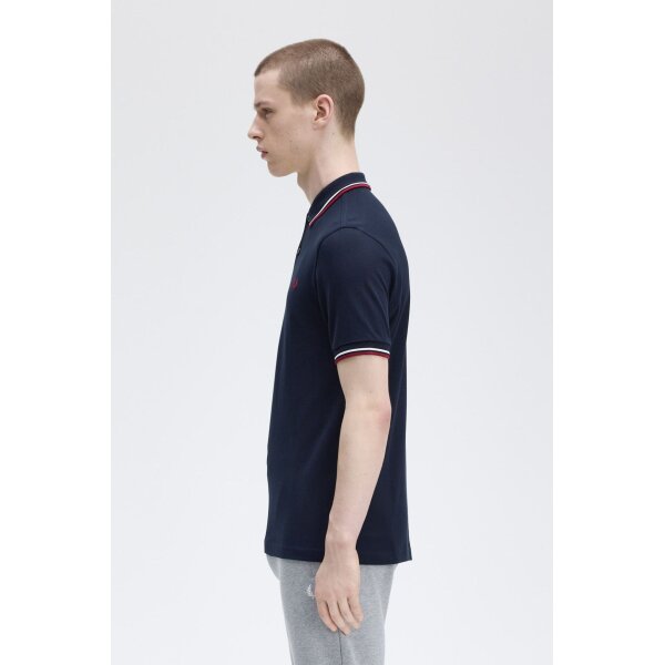 Ανδρική Μπλούζα FRED PERRY POLO M3600 Μπλε T55 - Image 6