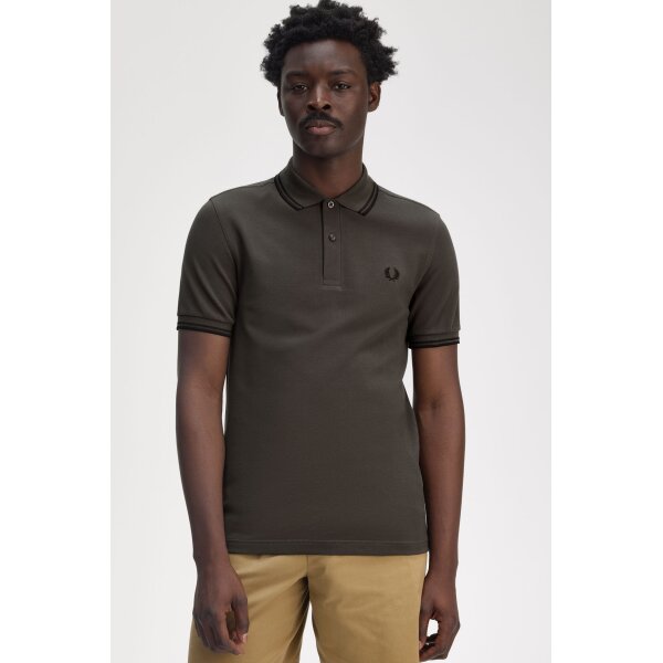 Ανδρική Μπλούζα FRED PERRY POLO M3600 Χακί - Image 1