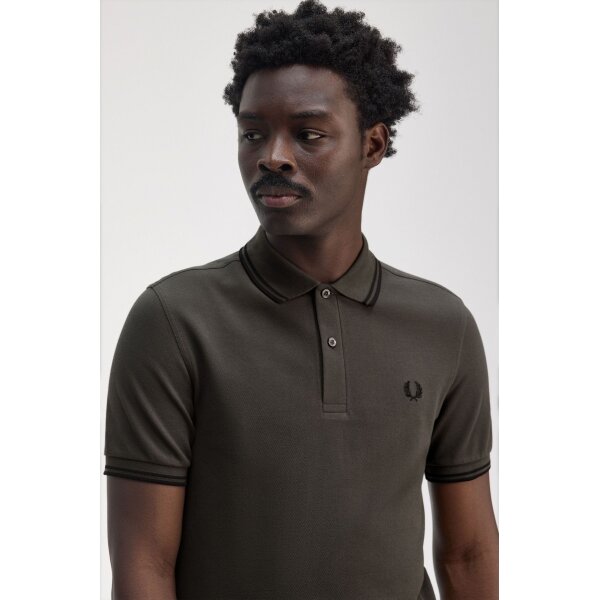 Ανδρική Μπλούζα FRED PERRY POLO M3600 Χακί - Image 2