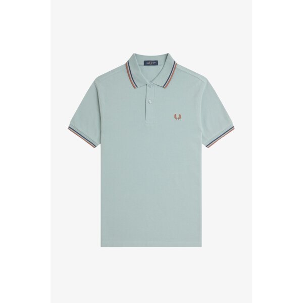 Ανδρική Μπλούζα FRED PERRY POLO M3600 Πράσινο - Image 2