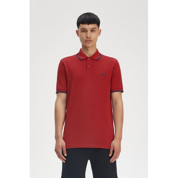 Ανδρική Μπλούζα FRED PERRY POLO M3600 κόκκινο - Image 1