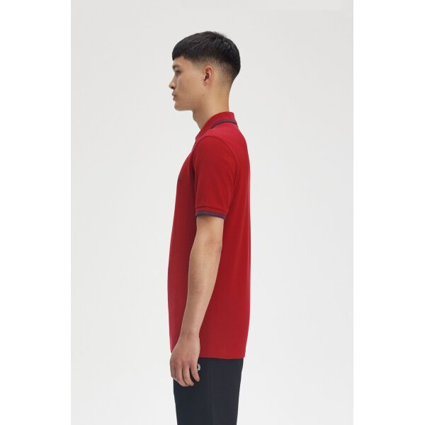 Ανδρική Μπλούζα FRED PERRY POLO M3600 κόκκινο - Image 2