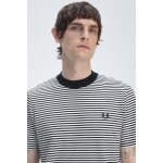 Ανδρική Μπλούζα FRED PERRY Ριγέ Fine Stripe Heavy Weight  M6581 Μπλε - Image 5
