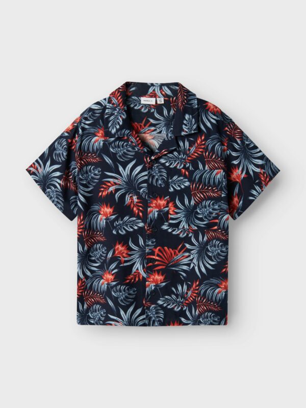 ΠΑΙΔΙΚΟ ΠΟΥΚΑΜΙΣΟ NAME IT ΑΓΟΡΙ ΜΠΛΕ NKMFERANE SS SHIRT 13214159 - Image 5