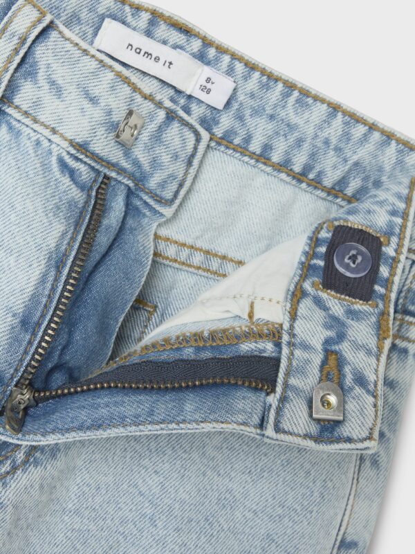 NAME-IT_Springsummer_4696613_13240207_2 ΠΑΙΔΙΚΗ ΤΖΙΝ ΒΕΡΜΟΥΔΑ ΚΟΡΙΤΣΙ NAME IT  NKFBELLA HW WIDE DNM SHORTS 13240207 - Image 3