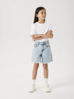 ΠΑΙΔΙΚΗ ΤΖΙΝ ΒΕΡΜΟΥΔΑ ΚΟΡΙΤΣΙ NAME IT NKFBELLA HW WIDE DNM SHORTS 13240207 - Image 7