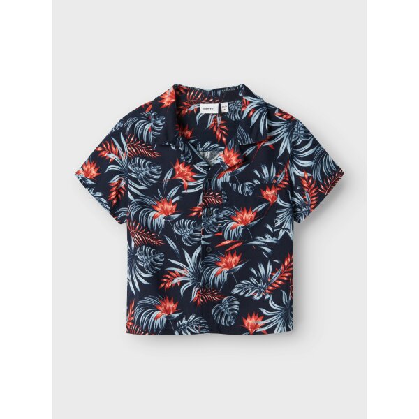 ΠΑΙΔΙΚΟ ΠΟΥΚΑΜΙΣΟ NAME IT ΑΓΟΡΙ ΜΠΛΕ NKMFERANE SS SHIRT 13214167 - Image 3