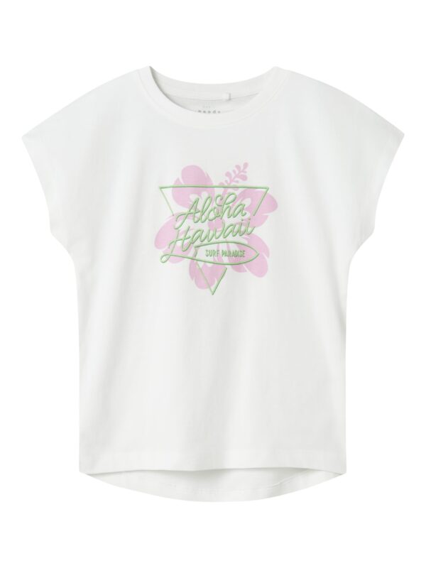 NAME-IT_Springsummer_4753688_13228179 ΠΑΙΔΙΚΗ ΜΠΛΟΥΖΑ ΚΟΡΙΤΣΙ ΛΕΥΚΗ ALOHA NAME IT NKFVIOLET CAPSL TOP 13228179 - Image 2