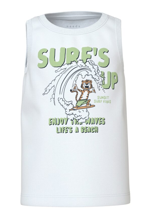 ΠΑΙΔΙΚΗ ΜΠΛΟΥΖΑ ΑΜΑΝΙΚΗ ΓΙΑ ΑΓΟΡΙ 2-7 ΕΤΩΝ NAME IT 13228228 ΛΕΥΚΟ - Image 1