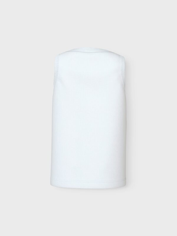 ΠΑΙΔΙΚΗ ΜΠΛΟΥΖΑ ΑΜΑΝΙΚΗ ΓΙΑ ΑΓΟΡΙ 2-7 ΕΤΩΝ NAME IT 13228228 ΛΕΥΚΟ - Image 2