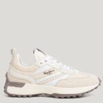 ΓΥΝΑΙΚΕΙΟ ΠΑΠΟΥΤΣΙ PEPE JEANS LUCKY KNIT SNEAKERS PLS60041-808-MOUSSE WHITE