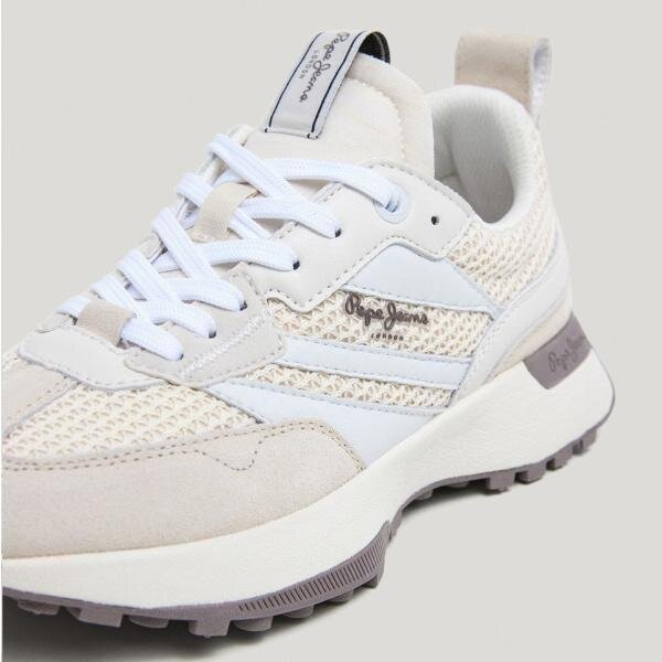 ΓΥΝΑΙΚΕΙΟ ΠΑΠΟΥΤΣΙ  PEPE JEANS LUCKY KNIT SNEAKERS PLS60041-808-MOUSSE WHITE - Image 6