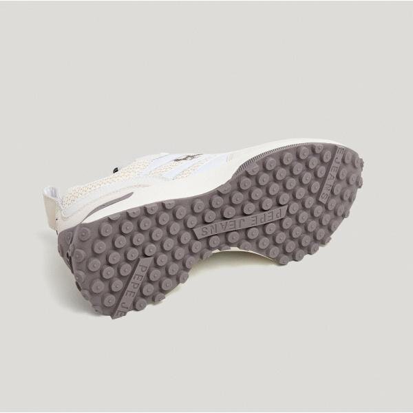 ΓΥΝΑΙΚΕΙΟ ΠΑΠΟΥΤΣΙ  PEPE JEANS LUCKY KNIT SNEAKERS PLS60041-808-MOUSSE WHITE - Image 7
