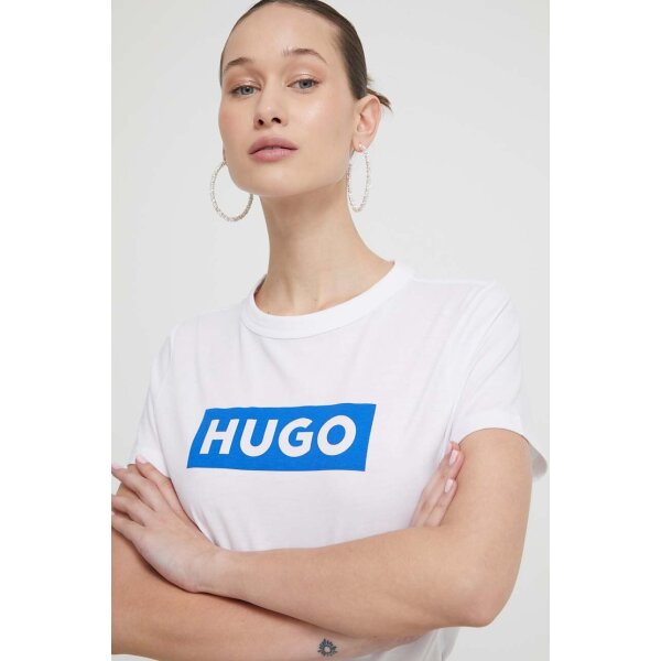 SS24-TSD0ON-00X_F5 ΓΥΝΑΙΚΕΙΑ ΜΠΛΟΥΖΑ CLASSIC TEE_B HUGO BLUE 50510772-100 - Image 4
