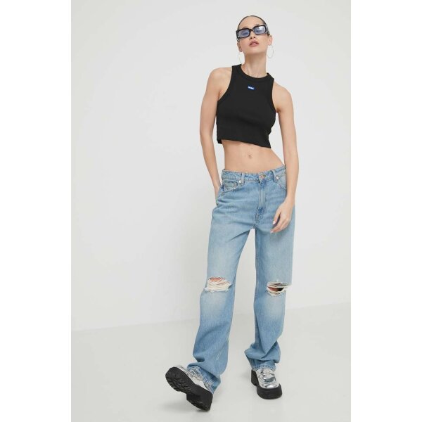 SS24-TSD0OR-99X_F2 ΓΥΝΑΙΚΕΙΑ ΜΠΛΟΥΖΑ BABY TANK_B HUGO BLUE 50511450-001 - Image 2