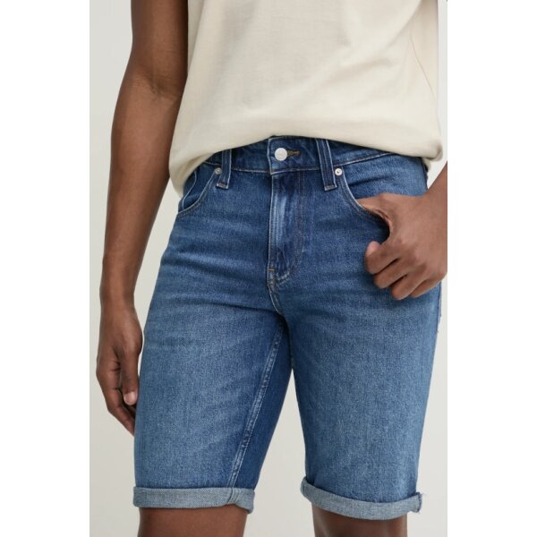 SS25-SZM0M9-55J_F1 Ανδρική Βερμούδα Τζιν TOMMY JEANS RONNIE SHORT DM0DM20943 Μπλε - Image 1