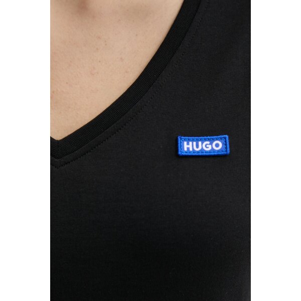 SS25-TSD02N-99X_F5 ΓΥΝΑΙΚΕΙΑ ΜΠΛΟΥΖΑ CLASSIK V_B HUGO BLUE 50513667-001 - Image 4