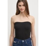 ΓΥΝΑΙΚΕΙΑ ΜΠΛΟΥΖΑ WOVEN LABEL RIB SLEEVELESS TOP CALVIN KLEIN J20J225310-BEH - Image 5
