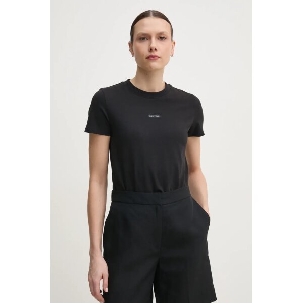 SS25-TSD1KP-99X_F1 ΓΥΝΑΙΚΕΙΑ ΜΠΛΟΥΖΑ PLACED INSTITUTIONAL BABY TEE CALVIN KLEIN J20J225524-BEH - Image 1