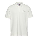 Ανδρική Μπλούζα TOMMY JEANS TJM REG LINEAR POLO DM0DM20914 λευκή