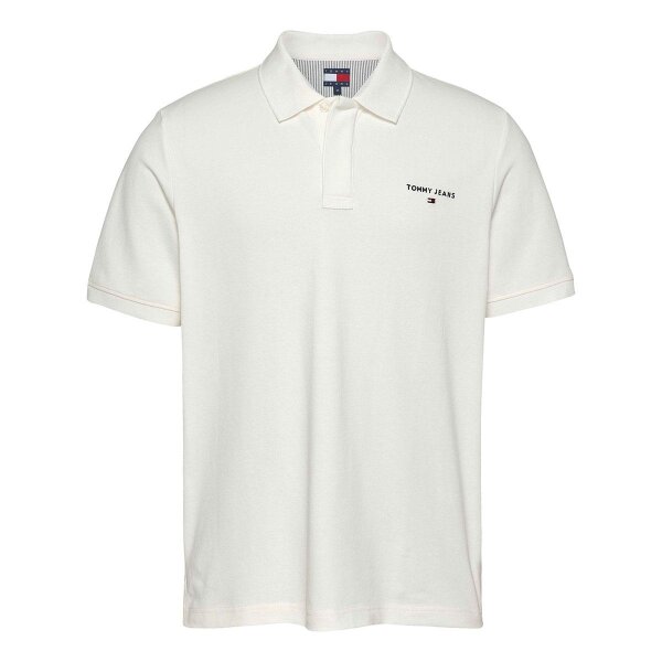 Ανδρική Μπλούζα TOMMY JEANS  TJM REG LINEAR POLO DM0DM20914 λευκή - Image 1