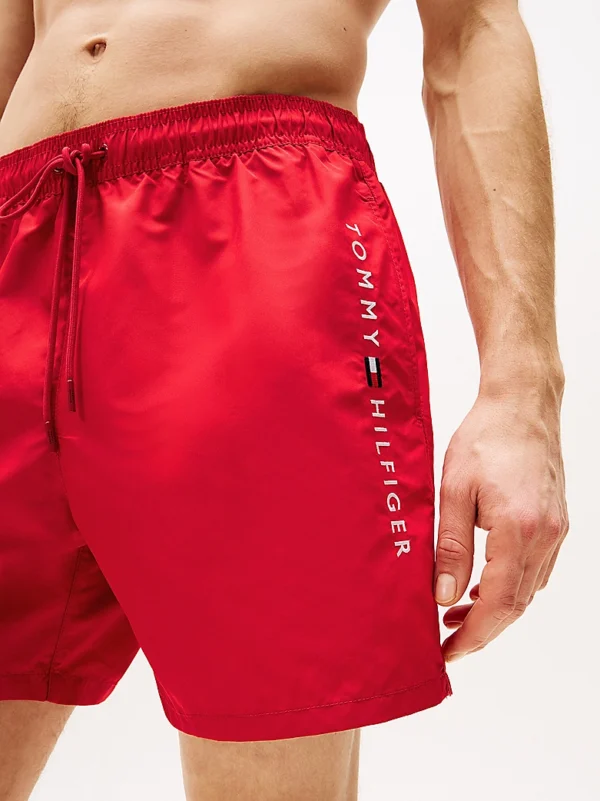 Ανδρικό Μαγιο TOMMY JEANS MEDIUM DRAWSTRING  UM0UM03258 Κοκκινο - Image 3