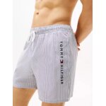 Ανδρικό Μαγιο TOMMY JEANS MEDIUM DRAWSTRING STRIPE UM0UM03265 Λευκό ριγέ - Image 4