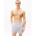 Ανδρικό Μαγιο TOMMY JEANS MEDIUM DRAWSTRING STRIPE UM0UM03265 Λευκό ριγέ