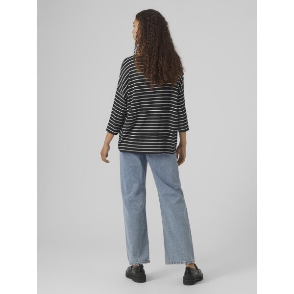 ΓΥΝΑΙΚΕΙΑ ΜΠΛΟΥΖΑ ΜΑΥΡΗ VERO MODA VMBRIANNA 3/4 PULLOVER BOO REP 10277858 - Image 4