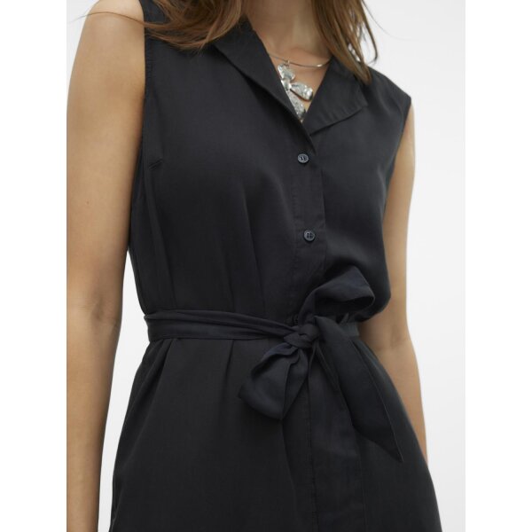 ΓΥΝΑΙΚΕΙΟ ΦΟΡΕΜΑ ΜΑΥΡΟ VERO MODA VMBREE SL BLK SHIRT DRESS GA NOOS  10304888 - Image 4