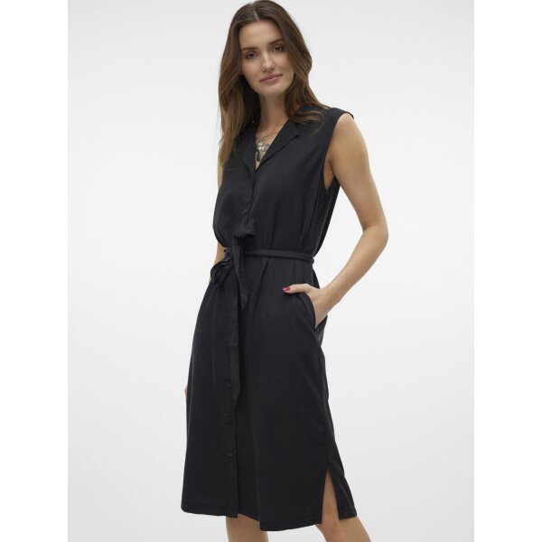 ΓΥΝΑΙΚΕΙΟ ΦΟΡΕΜΑ ΜΑΥΡΟ VERO MODA VMBREE SL BLK SHIRT DRESS GA NOOS  10304888 - Image 1