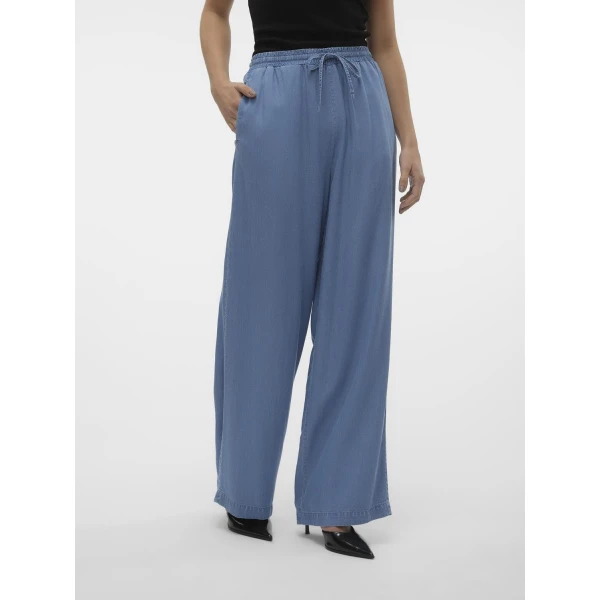 ΓΥΝΑΙΚΕΙΑ ΠΑΝΤΕΛΟΝΑ VERO MODA   VMBREE HW LONG LOOSE PANTS GA  10304898/32'' - Image 4