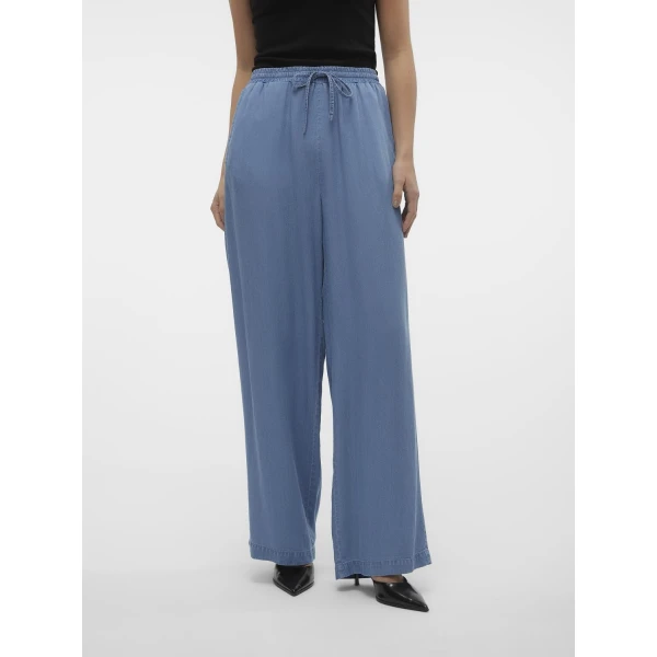 ΓΥΝΑΙΚΕΙΑ ΠΑΝΤΕΛΟΝΑ VERO MODA   VMBREE HW LONG LOOSE PANTS GA  10304898/32'' - Image 8