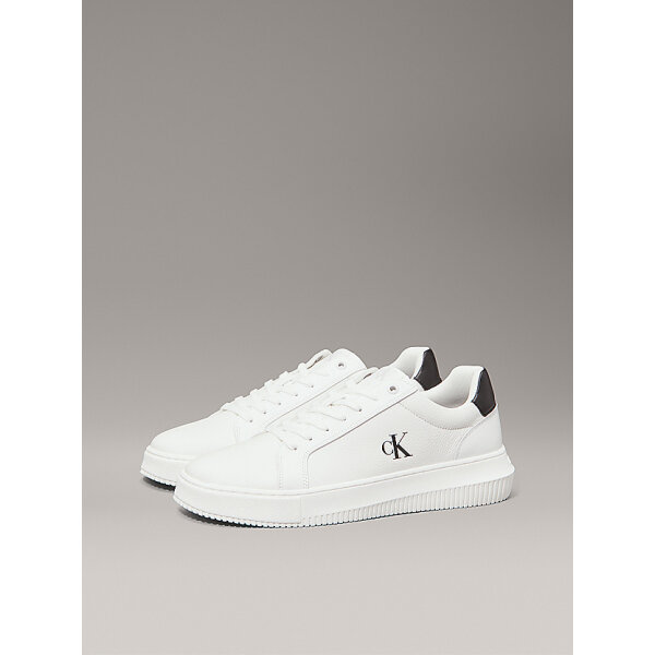 YM0YM01198_01W_alternate1 Ανδρικό Παπούτσι CALVIN KLEIN CHUNKY CUPSOLE LTH YM0YM01198 Λευκό - Image 4