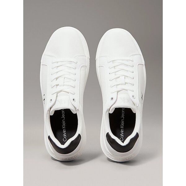 YM0YM01198_01W_alternate2 Ανδρικό Παπούτσι CALVIN KLEIN CHUNKY CUPSOLE LTH YM0YM01198 Λευκό - Image 3