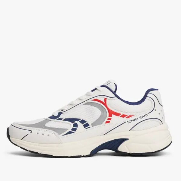 Ανδρικό Παπούτσι TOMMY JEANS ARCHIVE'25  EM0EM01569 Λευκό Μπλε - Image 3