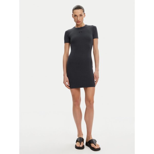 ΓΥΝΑΙΚΕΙΟ ΦΟΡΕΜΑ WASHED WOVEN LABEL RIB DRESS CALVIN KLEIN J20J225265-PT2 - Image 2