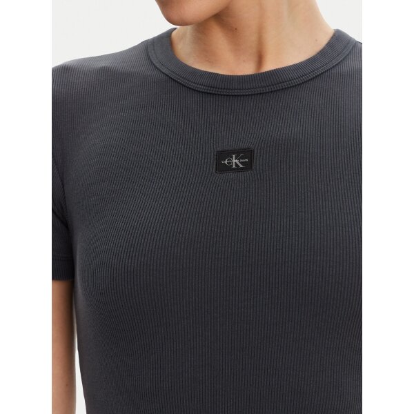 ΓΥΝΑΙΚΕΙΟ ΦΟΡΕΜΑ WASHED WOVEN LABEL RIB DRESS CALVIN KLEIN J20J225265-PT2 - Image 5