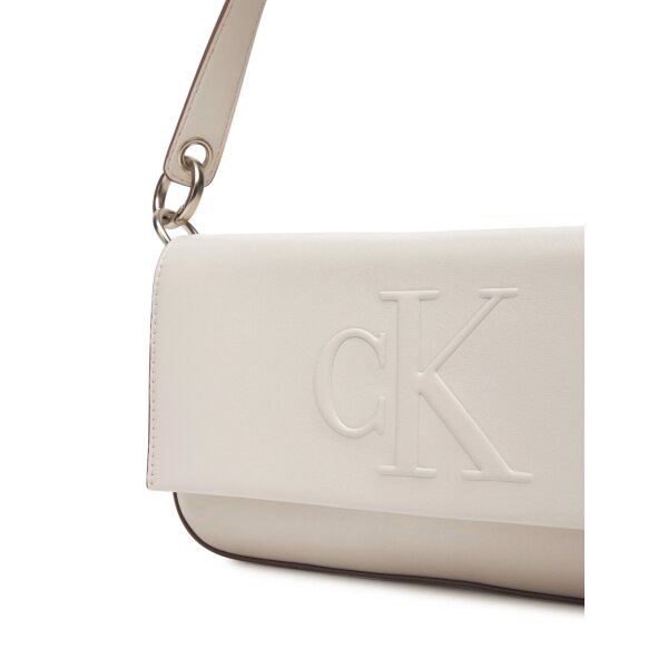ΓΥΝΑΙΚΕΙΑ ΤΣΑΝΤΑ SCULPTED FLAP SHOULDER POUCH25 CALVIN KLEIN LV04K3148G-WGY - Image 2