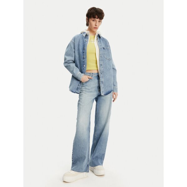 calvin-klein-jeans-tzin-poukamiso-j20j225516-mple-relaxed-fit-0000304654893 (1) ΓΥΝΑΙΚΕΙΟ ΠΟΥΚΑΜΙΣΟ DAD DENIM SHIRT CALVIN KLEIN J20J225516-1AA - Image 2